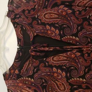 Tommy Hilfiger size 8 paisley midi dress